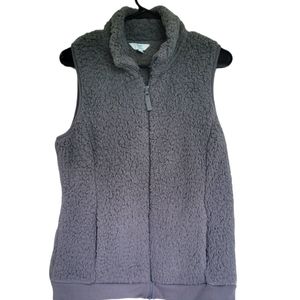 Time in to sherpa vest grey size M